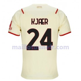 Maillot de Foot AC Milan Simon Kjaer 24 Extérieur 2021-22